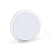 Jerdon JSC5 9-Inch Portable Suction Mirror with 5x Magnification and Vinyl Travel Case, Chrome and Acrylic Finish