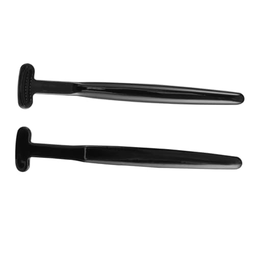 UKCOCO 2 Pezzi Spazzola per Lingua Bamboo con Attivo Pulizia Orale e Delicata Rimuove Residui e Alito Cattivo Design Confortevole senza Riflesso per Igiene Quotidiana