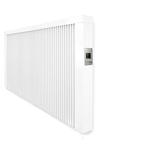 anapont Premium Elektroheizung mit Schamottekern- Elektroheizkörper mit Speicherstein Schamotte- mit Thermostat- energiesparend- Made in Germany (Ana- el, 2400 Watt 630h x 1280b)-8