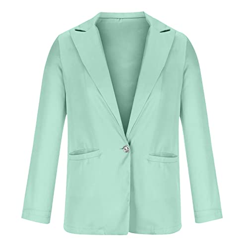 Blazer Jacket for Women Open Front Fashion Long Sleeve Business Work Casual Suit Jackets Lightweight Notched Lapels3