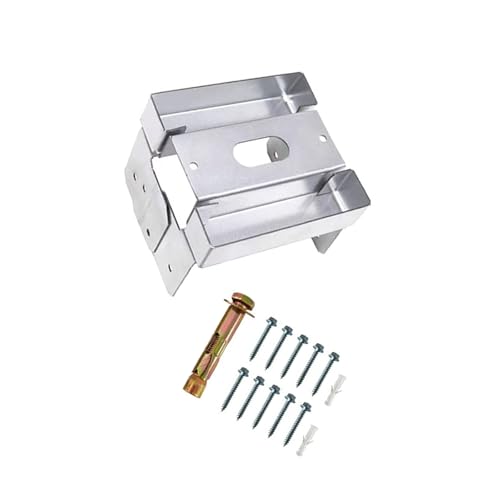 Robust 8x8 Galvanized Post Mount with Concrete Footing for Fences Pergolas and Garden Structures Sturdy Column Footing