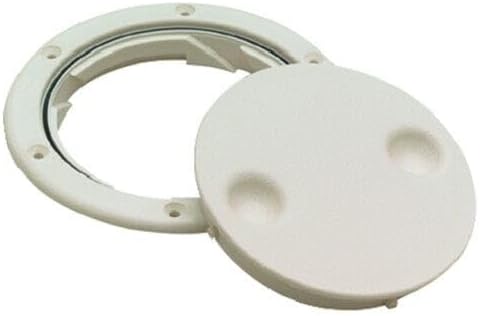 5039351 7-7/8 Inch White Twist N Deck platee for Boats 50-39351