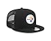 Men's 9FIFTY Trucker Snapback Hat (US, Alpha, One Size, Pittsburgh - Steelers Black)
