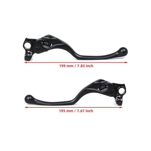 Leviers d'embrayage et de frein noir pour moto Scrambler 1100 et 800