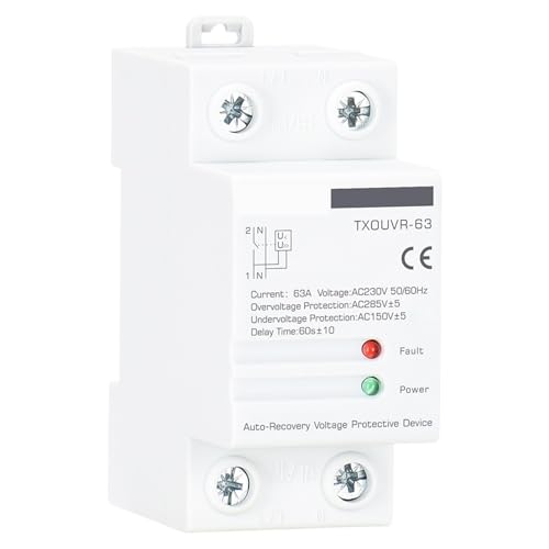 Dispositif de protection rail DIN 63A évite les pannes d'appareils dues aux surtensions