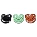J&Or The Classic Original Adult Sized Pacifier Dummy - Three Color Pack Brown Coffee | Spicy Mint | Black Mamba