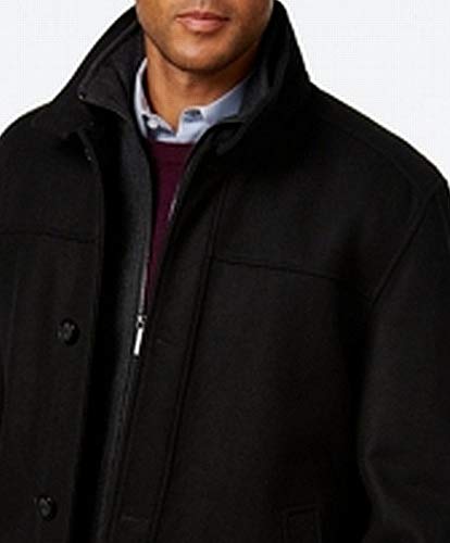 Image of LONDON FOG mens Wool Blend Car Coat With Bib