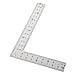 BESTonZON Crutch Machinist Square Ruler Carpentry Marking Ruler high Precision Ruler Construction Ruler Square framing Square Tool Frame Professional Carpenter Square Curved Ruler
