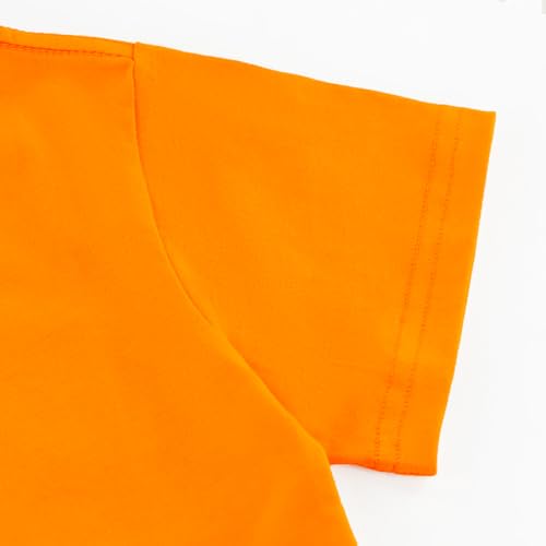 Image of Toddler Kids Short Sleeve Crew Neck T-Shirt Pullover, Loose Fit Casual Basic Tees for Boys Girls 2-8 Years