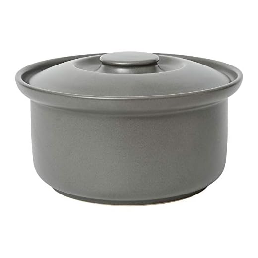 Jamie Oliver vintage gryta, kastrull, gjutform, ugnsform, keramik, granitgrå, Ø 25 cm, 553561
