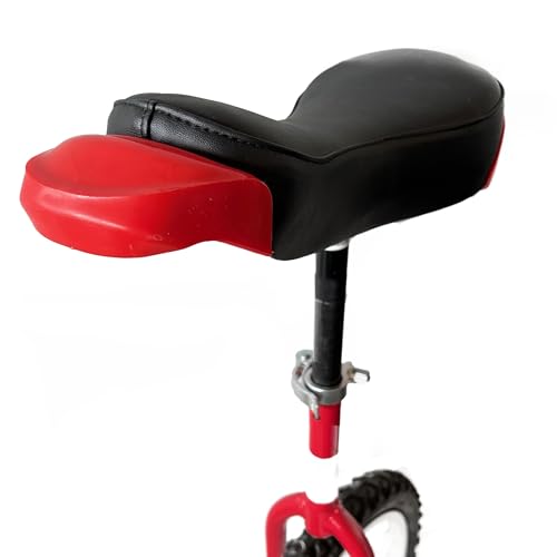 Green Slide Einrad, 20 Zoll, Produktreihe Nova rot, Anfänger (runde Gabel), leichte Aluminiumfelge, ergonomischer Sattel mit Griffen