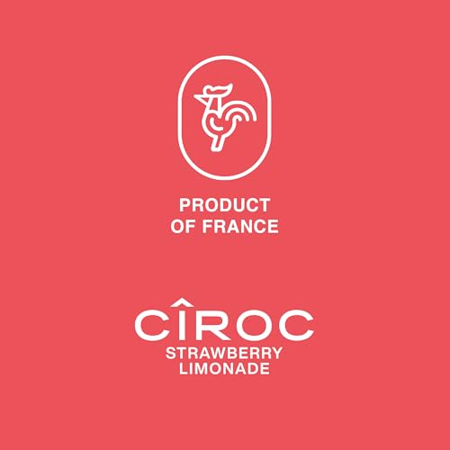 Cîroc Strawberry Limonade | 30% vol | 70cl | Premium Flavoured Vodka | Hints of Strawberry & Lemon Citrus