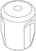 Produktbild GROHE Griff (Original Ersatzteil, Langlebig, Robust, Herstellergarantie: 5 Jahre, Passgenau), Chrom, 41002000
