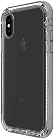 LifeProof Next for iPhone X Case (Beach Pebble (Clear/Sleet Gray))