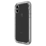 LifeProof Next for iPhone X Case (Beach Pebble (Clear/Sleet Gray))