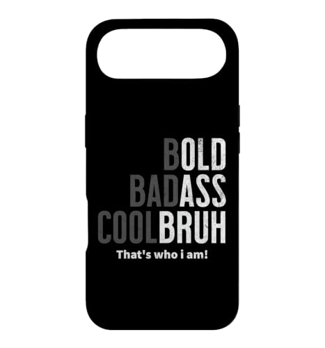 Bold Badass Cool Bruh �ʔ��� �M���O �W���[�N �}�} �������� �a���� �X�}�z�P�[�X iPhone Air �p