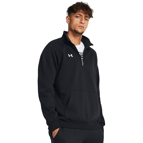 Under Armour Rival Polaire 1/4 Zip Homme pour courir en hiver et rester bien au chaud dehors