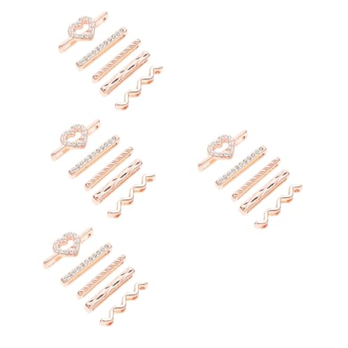 Breloques pour bracelets de montre Housoutil en alliage délicat - Lot de 4 pièces