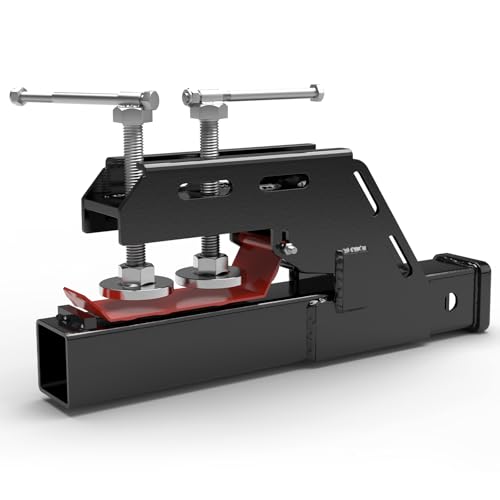 Black Clamp-On Tractor Bucket Hitch with 2