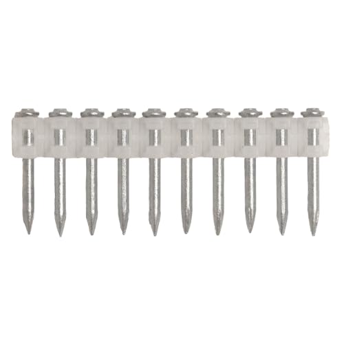 100x Collated Concrete Nails 1-1/4 Inch (32mm) for Hilti GX 3 (GX3), GX 100, GX 120 Nailer, GX MX Collated Strip, Full Round Head Hardened Steel Pins for Metal Track, Drywall & Concrete