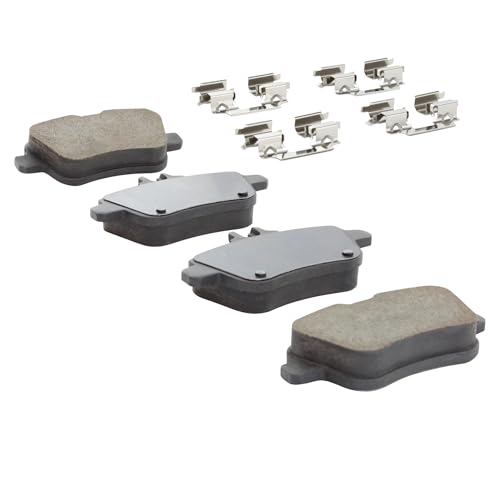 Image of QUALITY-BUILT Rear Semi-Metallic Brake Pads, Premium 1001-1646BM, Compatible with 2014-2020 Mercedes-Benz (CLA250,GLA250)