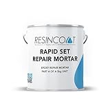 Resincoat Rapid Cure Epoxy Concrete Repair Mortar, Stronger Than Concrete, DIY Friendly, Interior & Exterior Repairs (5Kg, Light Grey)