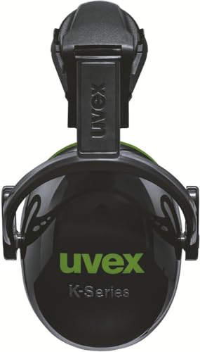 Uvex Kapselgehörschutz K10H 2630210 schwarz, grün SNR 28 dB Größe L, M, S 1 Paar