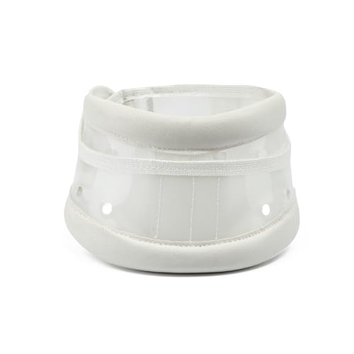 Image of Life Wear Hard Cervical Collar, Height Adjustable Design For Neck Support, Rigid Plastic For Immobilization, Cushioned Padding, Chin Support, Hook And Loop Straps, Ventilation Holes -(S)