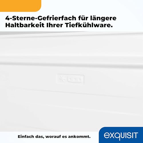Foto von Exquisit Gefrierschrank GS271-NF-H-010E weiss | Gefrierschrank NoFrost 194 l Volumen | Tiefkühlschrank mit 5 Schubladen | Schnellgefrieren