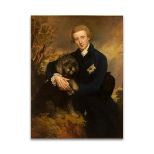 Toile Portrait of Henry Gainsborough pour sublimer l'ambiance de votre salon