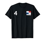 Panama Número 4 Bandera Nacional Patrimonio País Camiseta