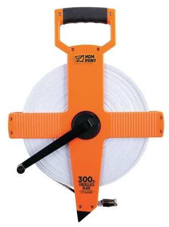 300 ft Engineer's Tape Measure, 1/2 in Blade