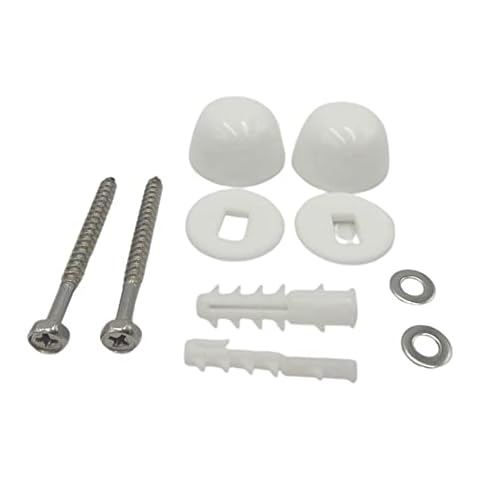Toilet Bidet Anchor Bolts Set Pan Fix to Floor Kit Repair Fixings Fitting Screws Kit Cover