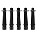 Walmeck Universal Straight Mouthpiece Replacement for K-05 Melodica 32/37-Key Vertical Mouthpiece 5PCS Black