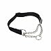 Coastal Pet Products DCP6410BLK 5/8-Inch Nylon Check Choke Collar for Dogs, Small, Black