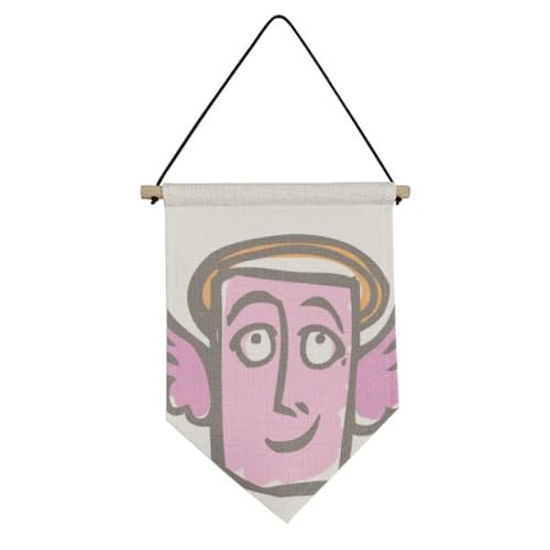 Drapeau en toile ange suspendu atmosphère sereine maison