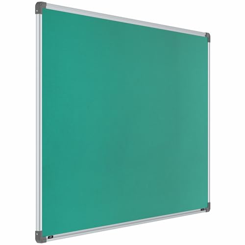 Image of Scholar Art Metis 3x5 Feet Fabric Pin Board for Home, Office & School | Vibrant & Versatile Crape Cloth + High Density Soft Board for Pinning Photos, Sticky Notes & Reminders (Emerald Green)