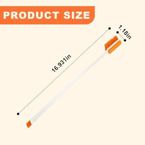 Image of Small Fish Tank Cleaner Brush, Algae Scraper for Aquarium, Glass Aquarium Cleaning Tool, Fish Tank Cleaner Adapted for Glass and Acrylic Aquariums (Longer)