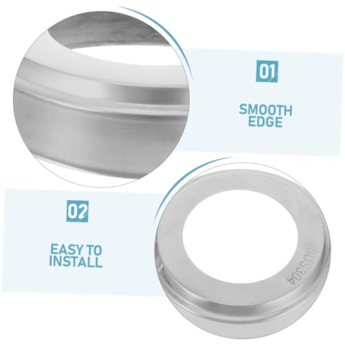 Cubiertas para barandas de piscina de acero inoxidable 4 piezas miniatura 3