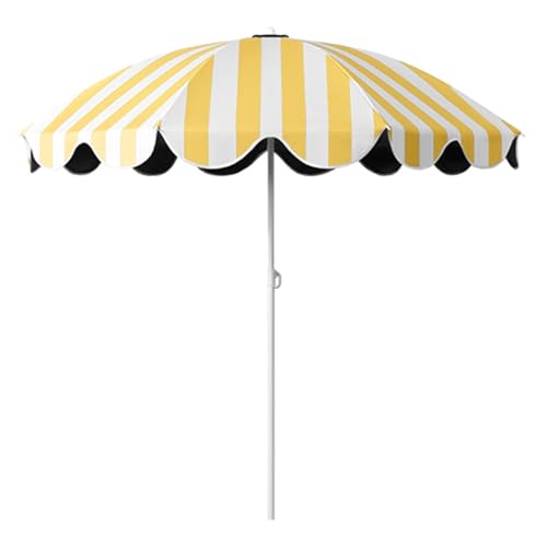 NOIRDA Ombrellone da Giardino con Protezione UV, Ombrellone da Mercato All'aperto, Ombrellone da Spiaggia Piccolo, Regolabile in Altezza