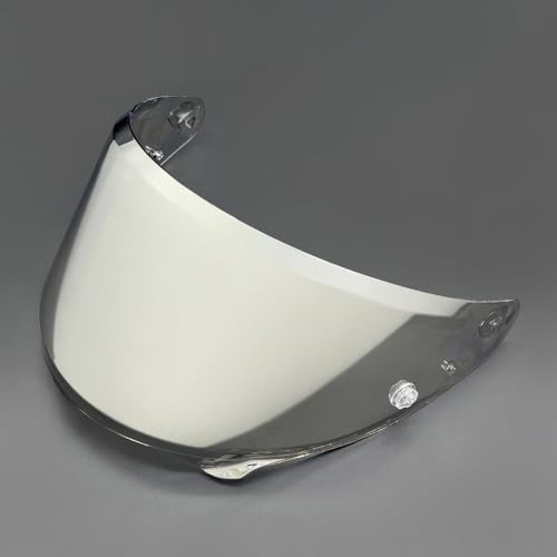 ヘルメットバイザーレンズ, RPHA 12 オートバイヘルメットバイザー HJC HJ-42 RPHA 12 カーボン HJ42 交換用 UV 防止 傷防止 防塵 風防レンズバイザー(Revo Silver)