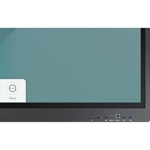 Image of Samsung Interactive Display 2 WA86C 86 Inch Digital Android for Education and Business 4K UHD 3840x2160 with Touch Screen, Wi-Fi, HDMI, USB w /MAJ USB C Dock