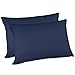 Toplus Pillow Cases Queen Size, 100% Brushed Microfiber Standard Pillowcases, Ultra Soft, Envelope Closure End, Wrinkle, Stain, Allergy Resistant (Set of 2, Blue)