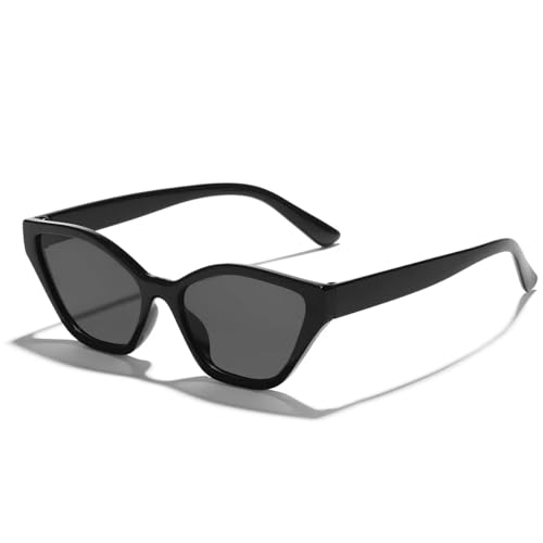 Lunettes de soleil œil de chat rétro femmes vintage grand format