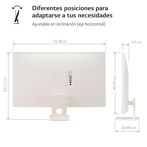 Miniatura 9 de Lg 32sr50f-W - Smart Monitor, 32 Pulgadas, Pantalla Ips, Full Hd, Webos 23, 1920x1080, 16:9, Sin Cámara, Thinq App, Blanco