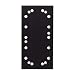 Produktbild Bosch Professional Schleifplatte für Schwingschleifer GSS 280 A und GSS 280 AE (Klett), Schwarz, 2608000204