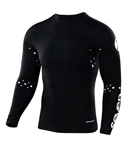 Seven Zero Staple Laser Cut Compression Jersey (Black, Medium)