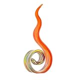 11.4' Tall Hand-Blown Glass Sculpture Murano-Style Sculpture Art Ornament Statue Figurines Home Decor Accent...