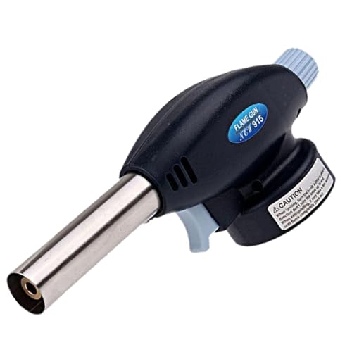 Aczyqws Soplete de cocina ajustable con llama de gas butano (gas no incluido) para cocina, para creme brulee, barbacoa, manualidades, soldadura ligera