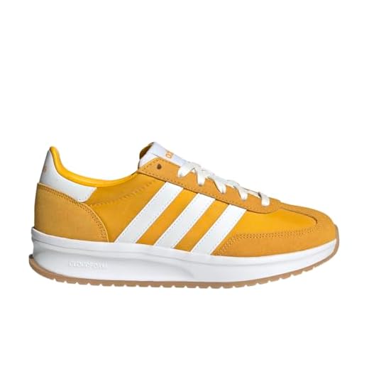 adidas Tênis feminino Run 70s 2.0, Amarelo/branco/chiclete, 34